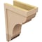 Ekena Millwork 8"W x 16"D x 24"H Classic Bryant Rough Cedar Woodgrain TimberThane Corbel, Primed Tan CORUR08X16X24BRYRCPR - alternate 5